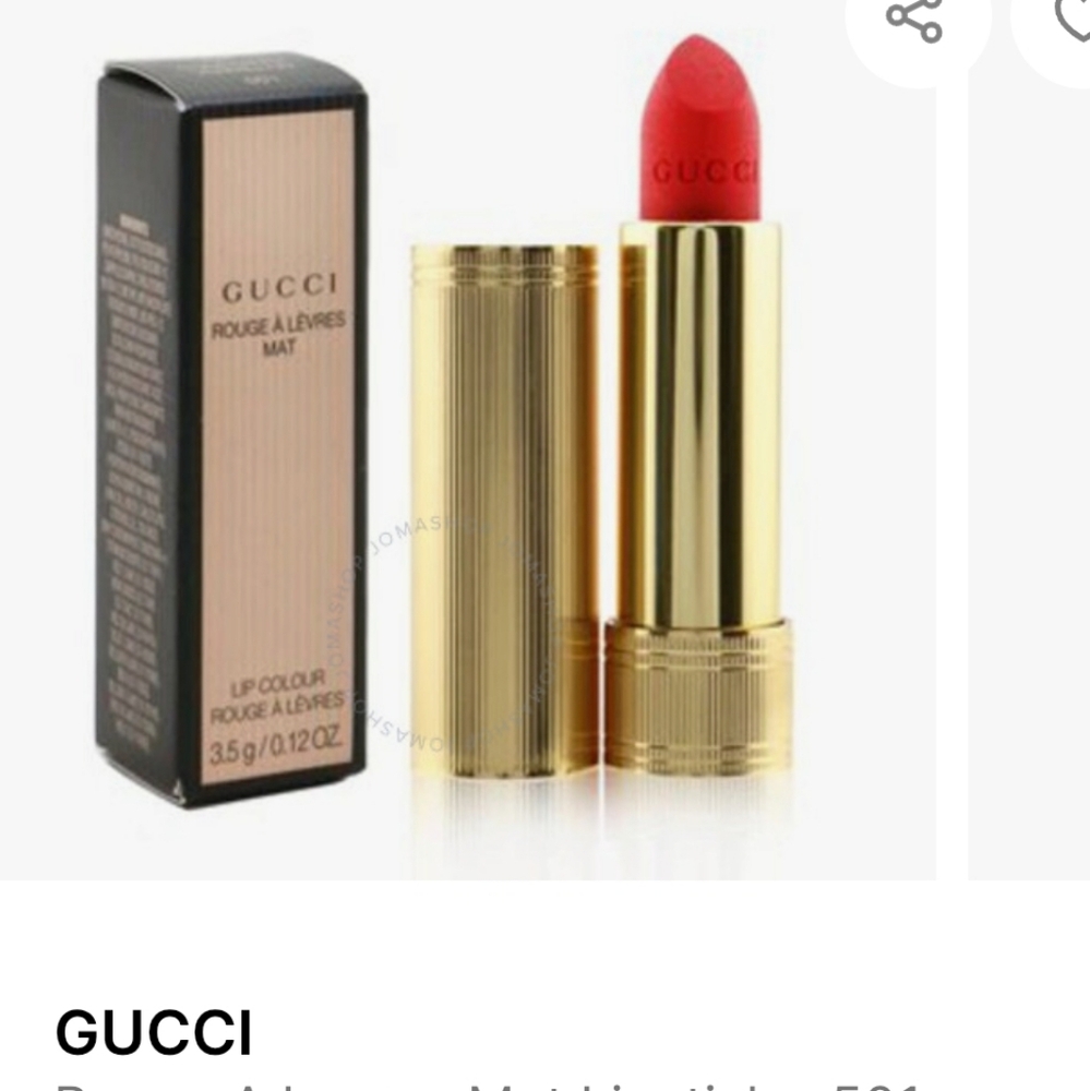 NIB Gucci #501 Mat Red Lipstick